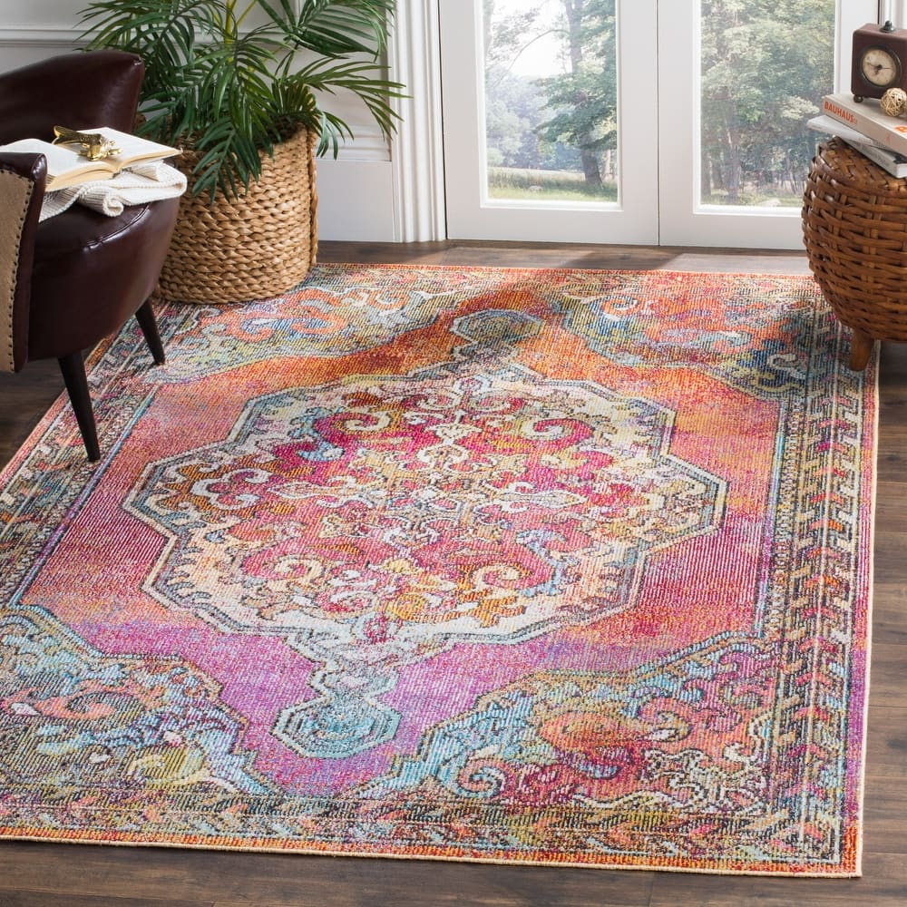 SAFAVIEH Crystal Petronela Vintage Boho Oriental Rug