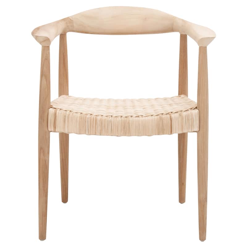 SAFAVIEH Wilda Rope Rattan Accent Chair - 24.8" W x 18.9" L x 30.7" H - 25Wx19Dx31H