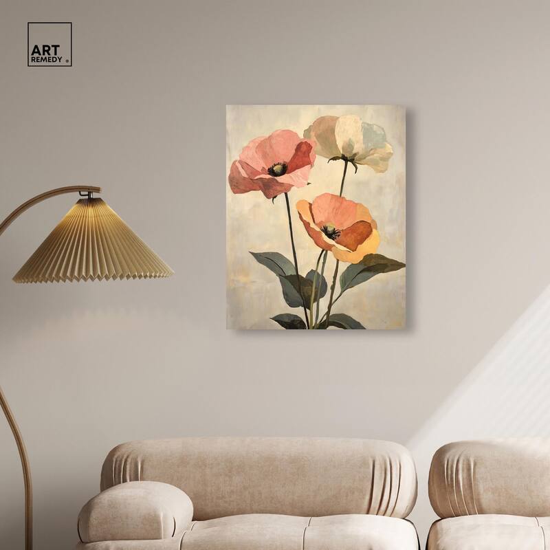 Blush and Ochre I Canvas by Art Remedy, Gallery Wrapped