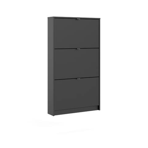 Porch & Den Cambria 3-drawer Shoe Cabinet