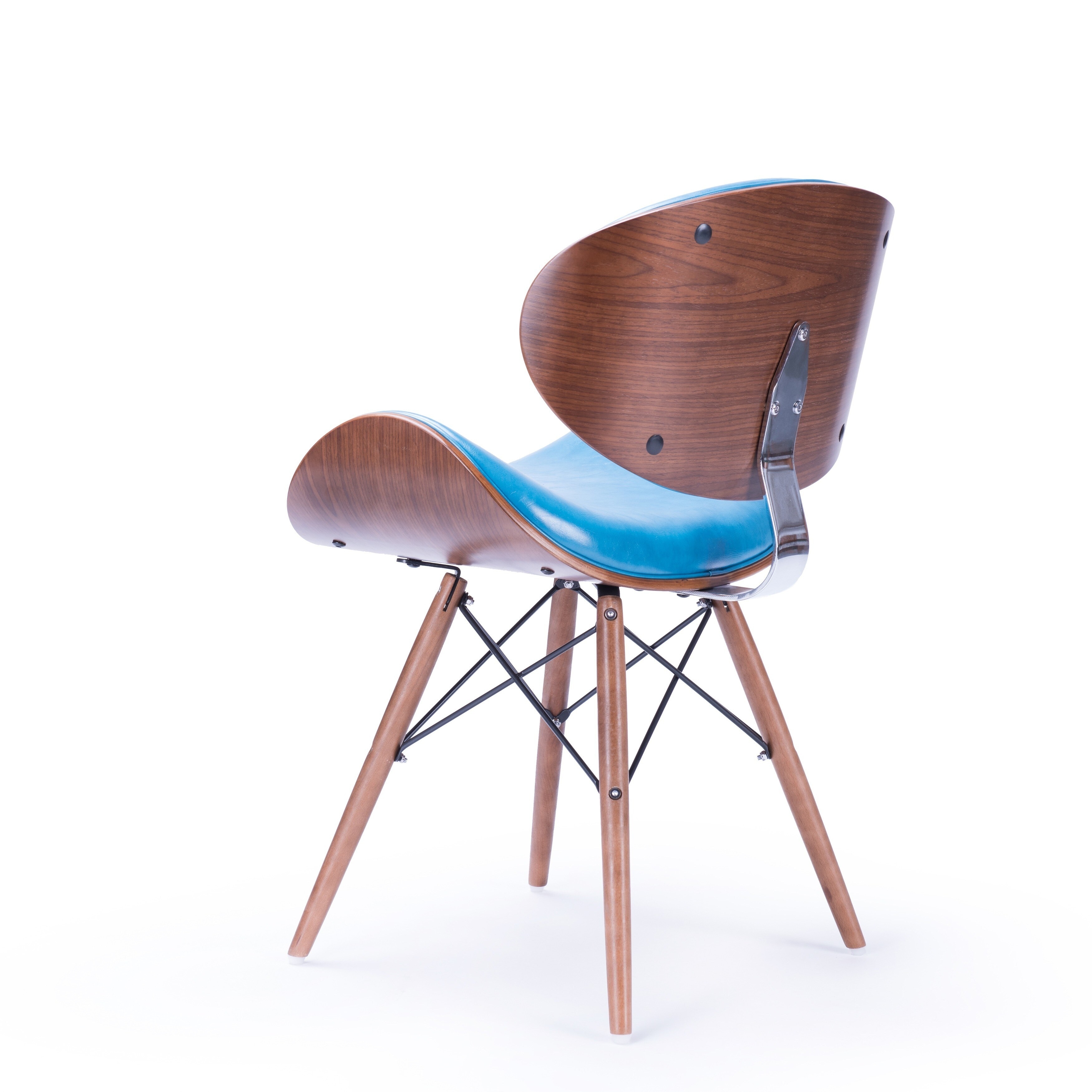 Corvus Madonna Mid century Teal Accent Chair eBay