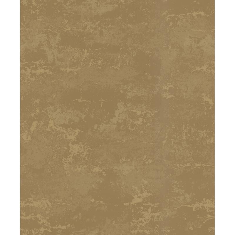 Galerie Wallcoverings Terra Collection Old Stone Matte Finish Clay Ink on Non-Woven Wallpaper Roll - 33-feet long x 21-inches wide - Bronze