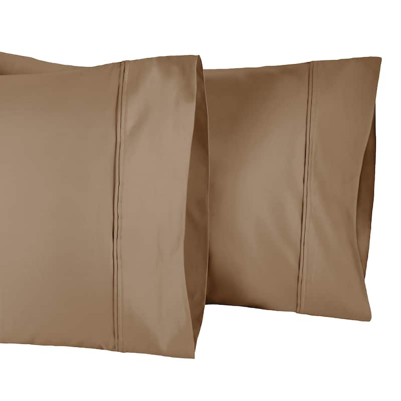 Superior 1200 Thread Count Egyptian Cotton Solid Pillowcase - (Set of 2)