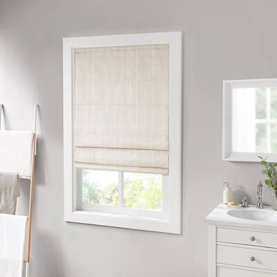 Basketweave Room Darkening Cordless Shade