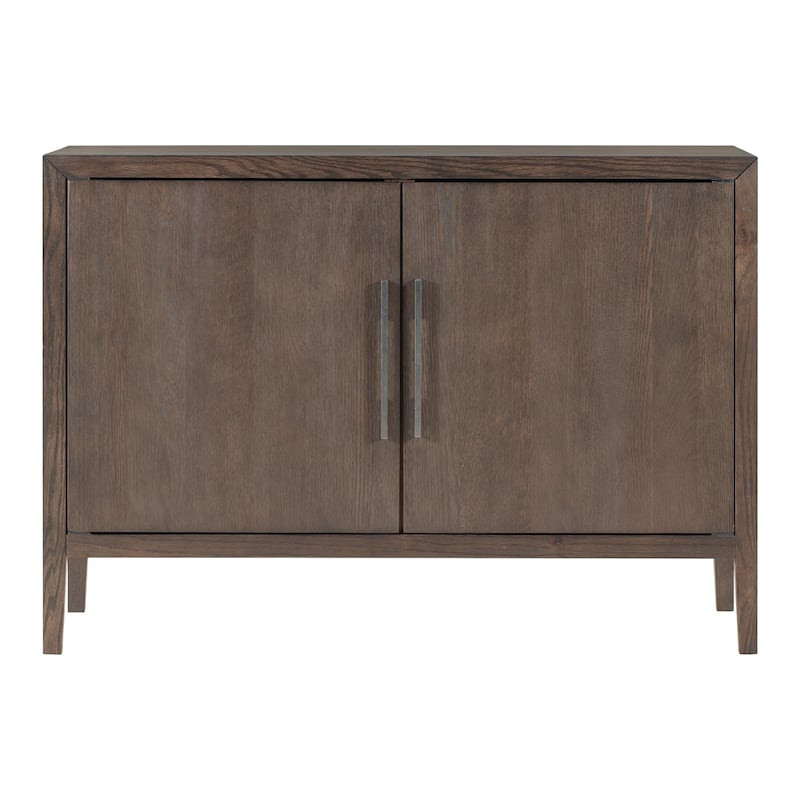Storage Cabinet Sideboard Wooden Cabinet with 2 Metal handles and 2 Doors for Hallway