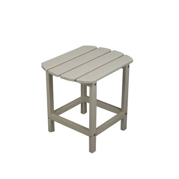 Shop Moda Outdoor Hdpe Resin Wood Classic Side Table Overstock 32339838