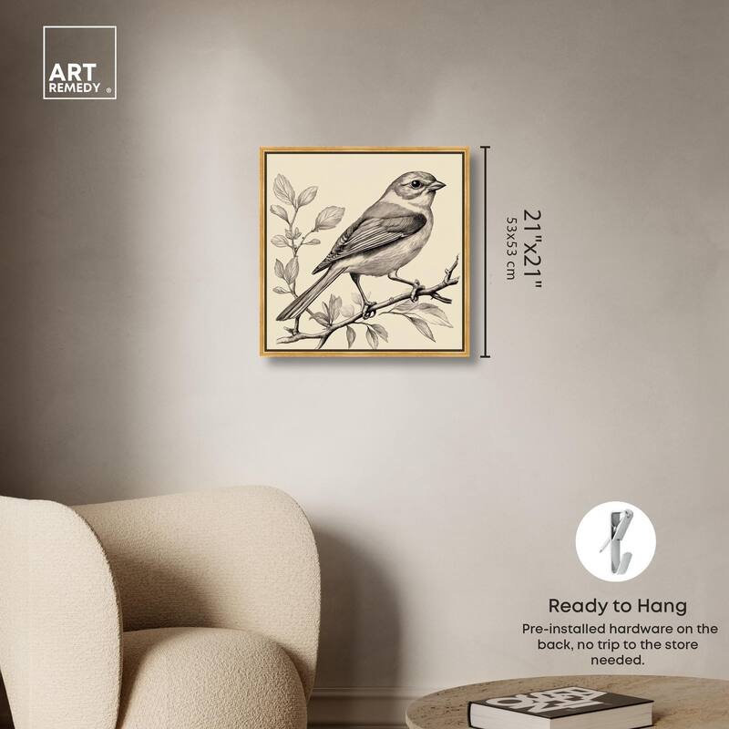 Bird's Gaze Canvas by Art Remedy