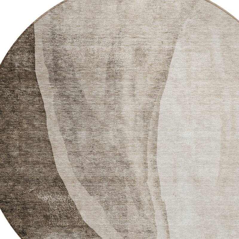 HomeRoots Abstract Transitional Rectangle Outdoor Rug