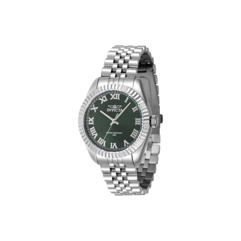 Invicta Women's 47410 Specialty Quartz 3 Hand Green Dial Watch