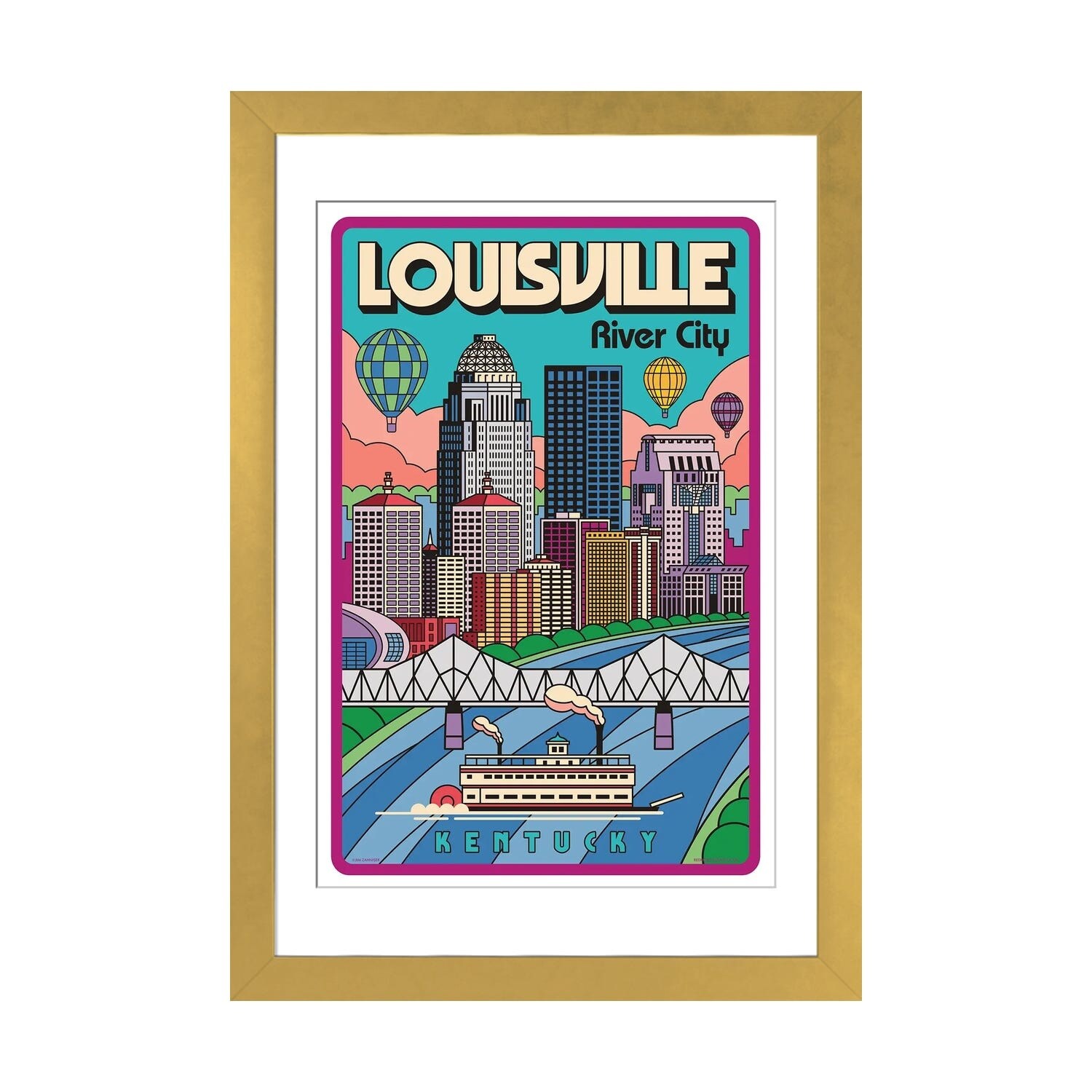 Louisville Poster Louisville Wall Art Louisville Print 