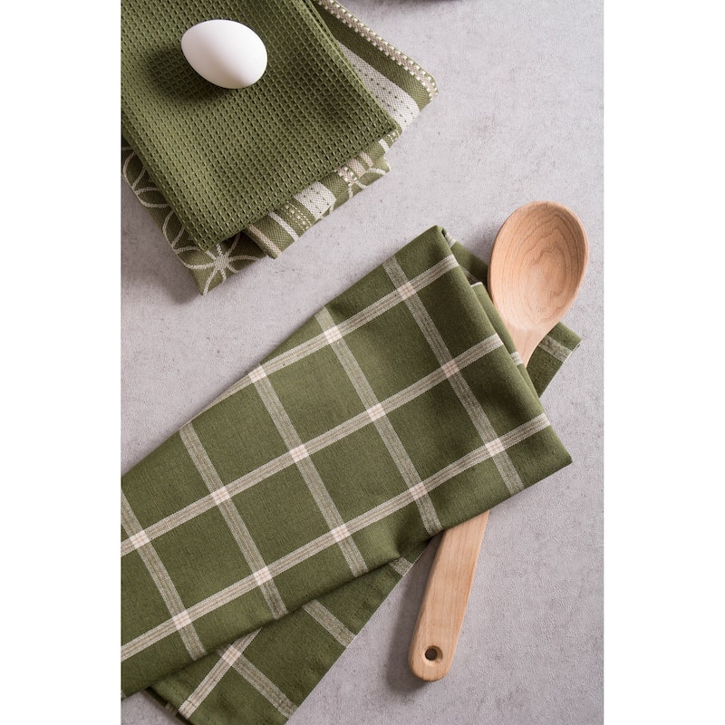 DII Assorted Kitchen Dishtowel & Dishcloths (Set of 5)