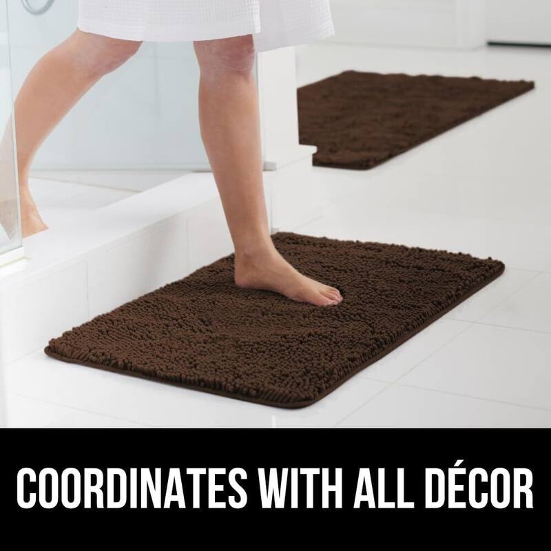 Thick Soft Absorbent Chenille, Rubber Backing