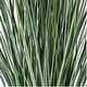 preview thumbnail 8 of 12, Green Faux Foliage Tall Onion Grass Artificial Plant with Black Plastic Pot