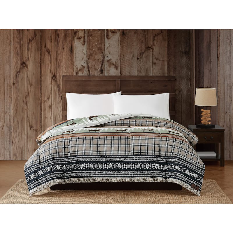 Mossy Oak Rock Ledge Creek Stripe Comforter