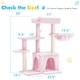 preview thumbnail 48 of 100, EROMMY Cat Tree – Multi-Level Cat Tower with Sisal Scratching Posts & Swing Ball, Modern Cat Furniture for Indoor Cats