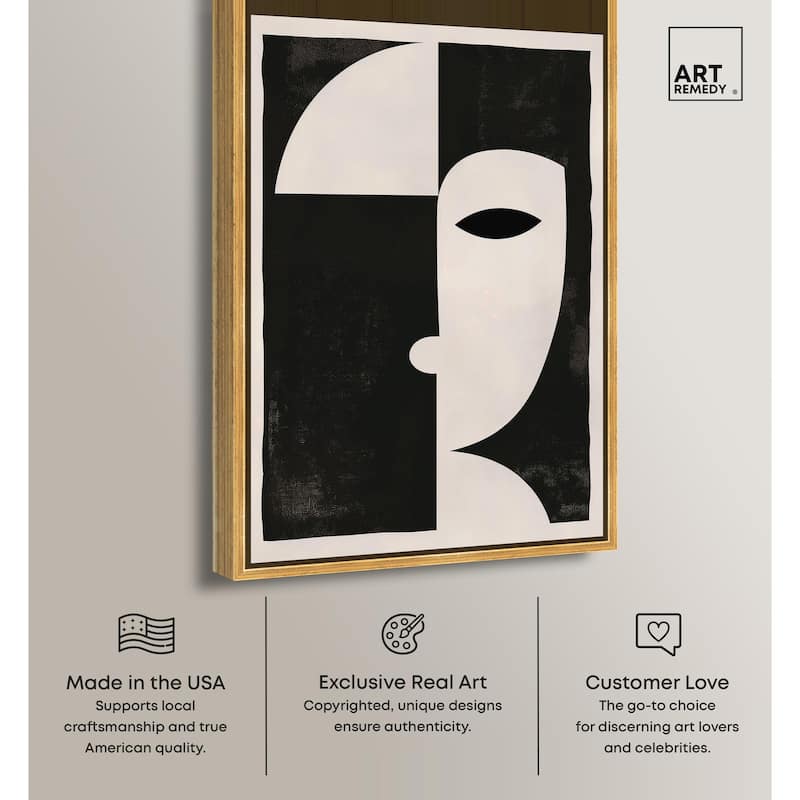 The Mask II Canvas by Art Remedy