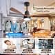 preview thumbnail 193 of 199, 42“/52"/60"/48" Noiseless Walnut Wood Ceiling Fan with Remote Control, Integrated Light Optional