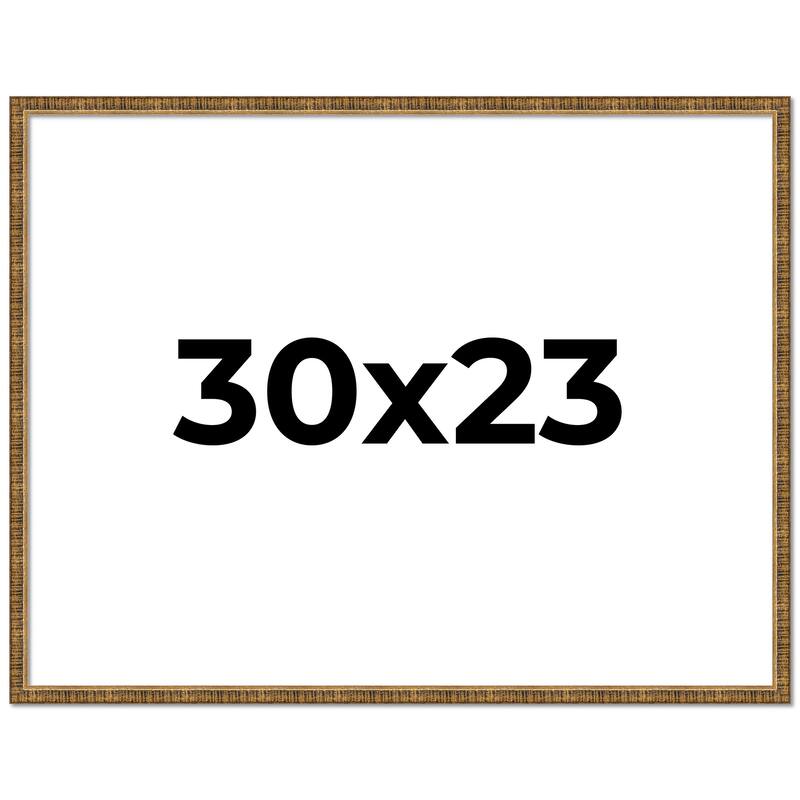 30x23 Frame Gold Picture Frame - Complete Modern Photo Frame Includes