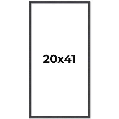 20x41 Frame Brown Solid Wood Picture Frame - Complete Modern Photo