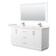 Option White, Bronze Trim, Giotto Quartz Top