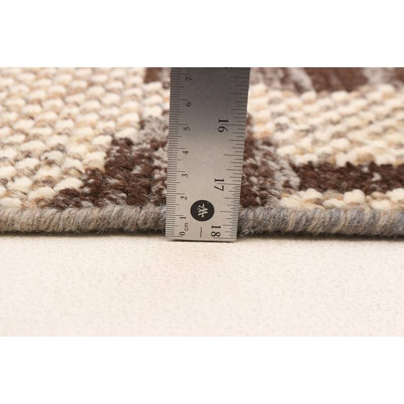 ECARPETGALLERY Hand-knotted Tangier Tan Wool Rug - 8'5 x 9'11