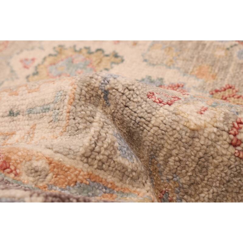 ECARPETGALLERY Hand-knotted Jules Serapi Light Khaki Wool Rug - 7'10 x 9'11