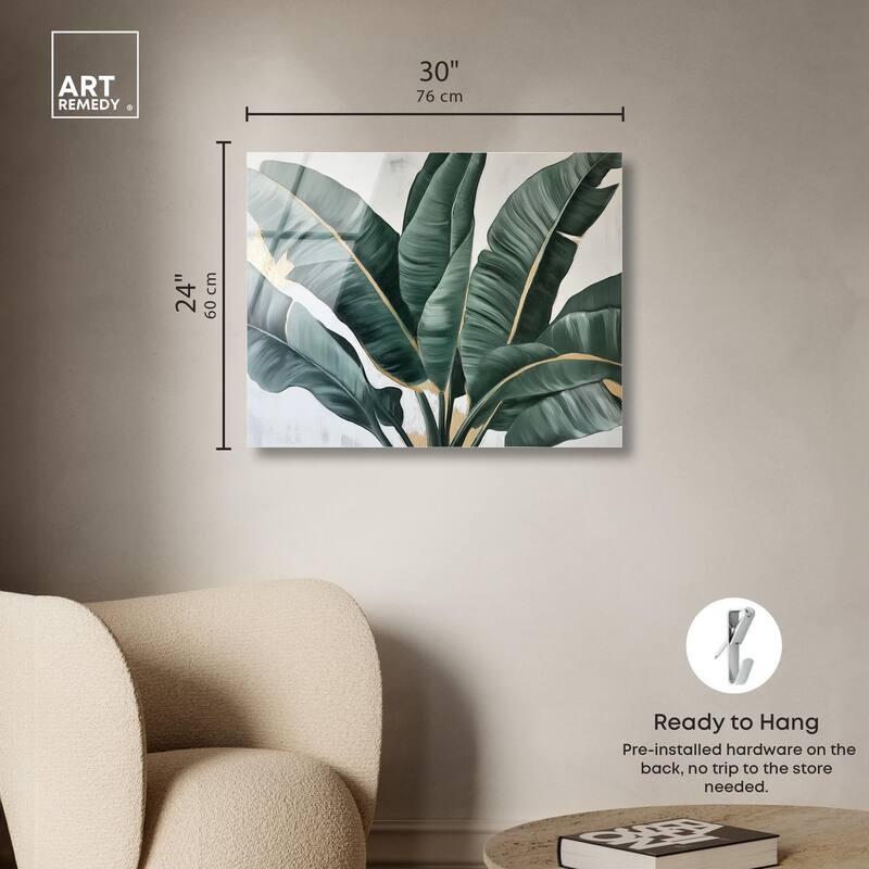 Jungle Jewel Jade II Acrylic by Art Remedy, Ready to Hang
