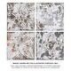 preview thumbnail 3 of 17, Merola Tile Aevum Dark Ornato 7.86" x 7.86" Ceramic Wall Tile