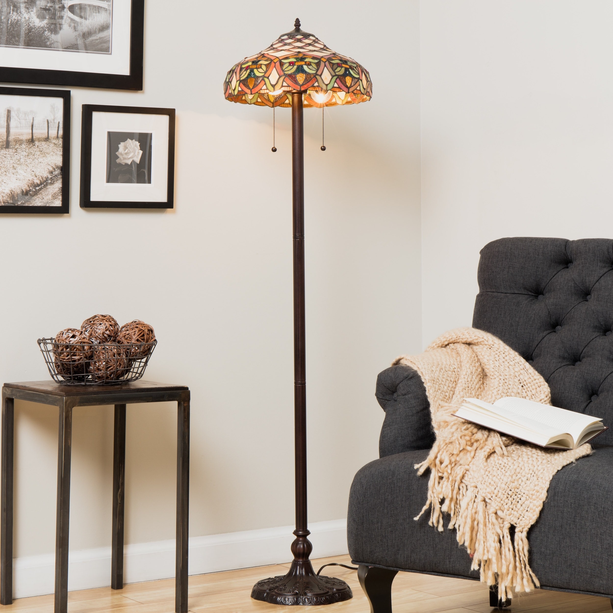 Tiffany style Ariel Floor Lamp On Sale Bed Bath Beyond 27173515