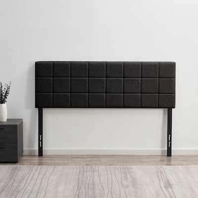 Emperyan Square Tufted Upholstered Adjustable Headboard