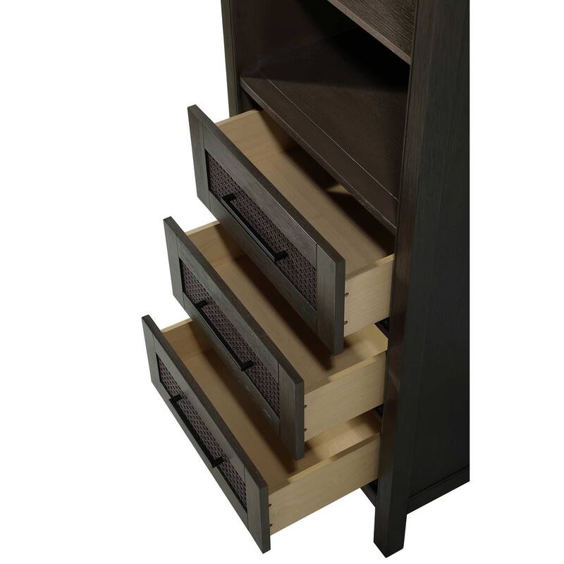 Winslow 16-28 Inch Open Shelving Bath Storage Cabinet