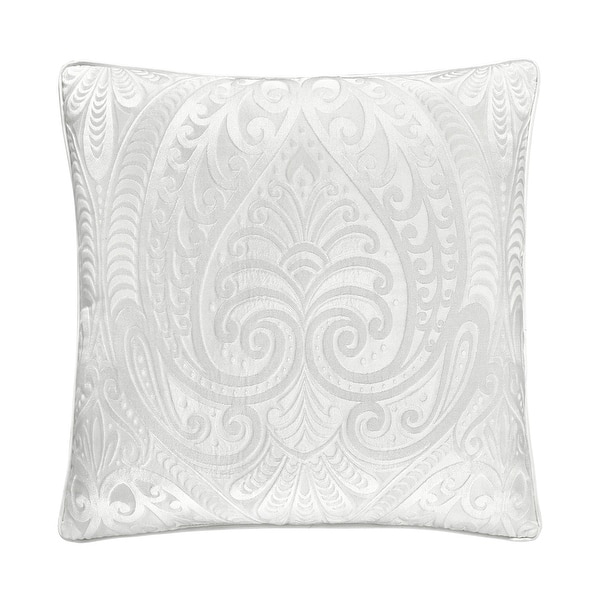 J. Queen New York Bianco 18" Decorative Throw Pillow