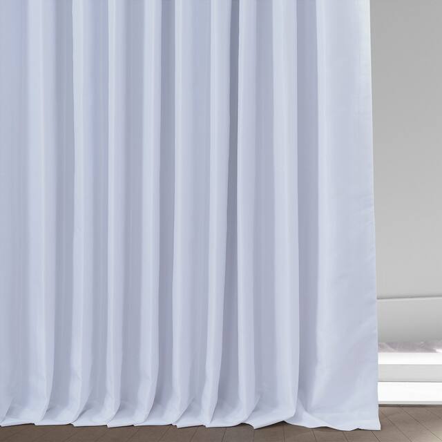 Exclusive Fabrics Blackout Extrawide Faux Dupioni Curtain (1 Panel)