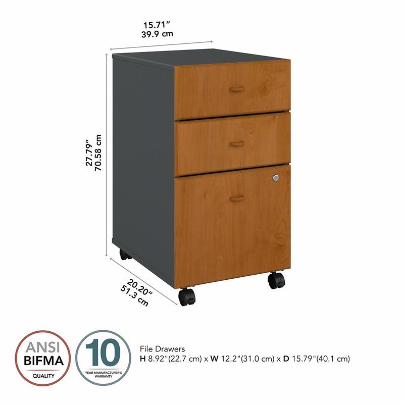 Series A Advantage Beech 3-drawer File