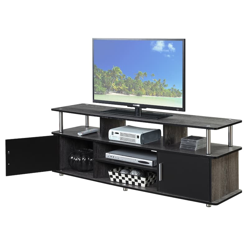 Convenience Concepts Designs2Go Monterey 65 inch TV Stand with Storage Cabinets and Shelves