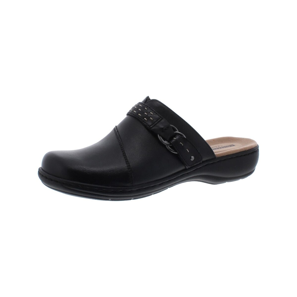 Shop Clarks Womens Leisa Sadie Mules Leather Slip On Free Shipping Today Overstock 30034588 Wide 7 5