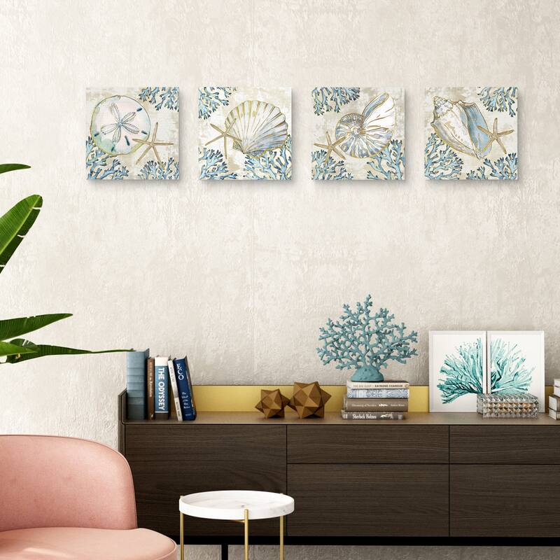 Playa Shells I - IV by Paul Brent Canvas Art Prints