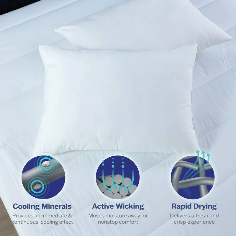 Martex Brrr All Sleeper White Blown Bed Pillow