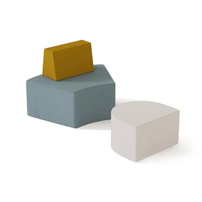 WOWMAX Creative Sofa with Coffee Table, Curved Couch, Irregular Sofa Combination, Office Reception Sofas, Modular Sofas