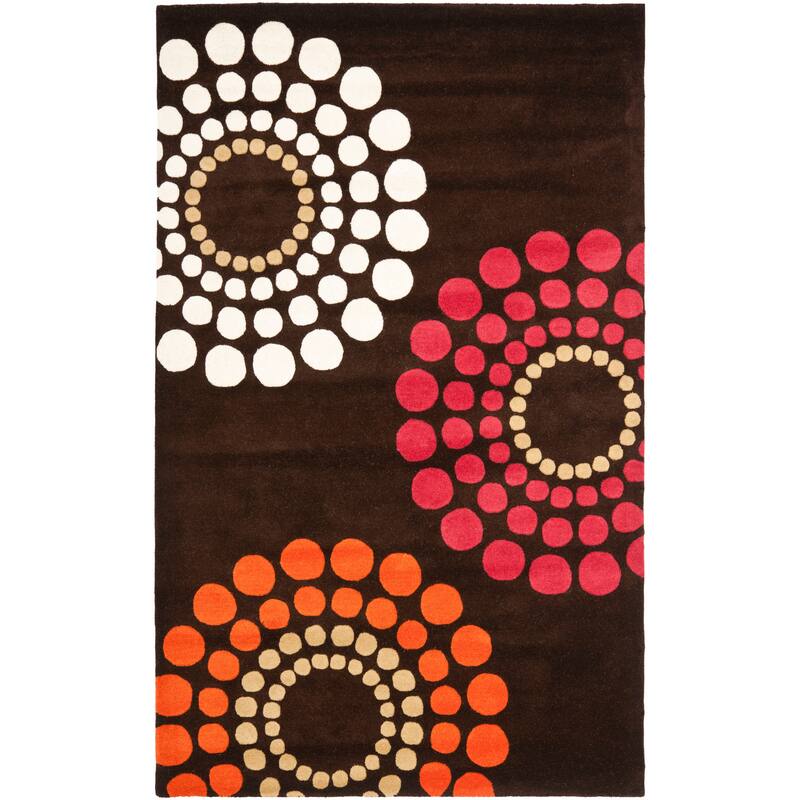 SAFAVIEH Handmade Soho Caroline Floral N.Z. Wool Rug