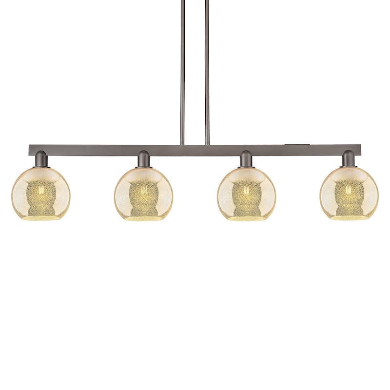 Innovations Lighting 716-4I-11-51 Athens Linear Athens 4 Light 51" - Oil Rubbed Bronze / Mercury