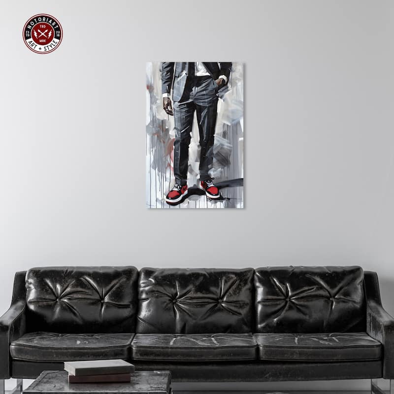 Notoriart Man Of Style Ii Gallery Wrapped Men Style 1 Piece Canvas Wall Art