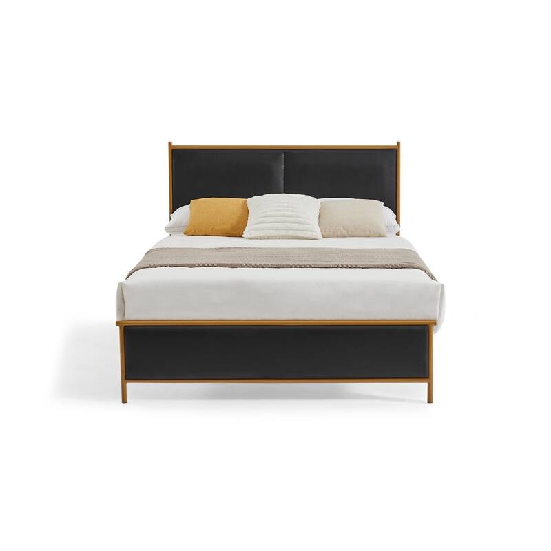 Classic Metal Platform bed with support legs