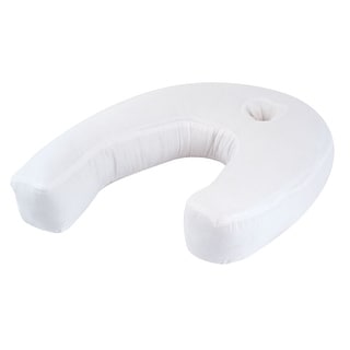 Contour Side Sleeper Pillow for Neck, Shoulder, and Back Pain Relief by Windsor Home - White