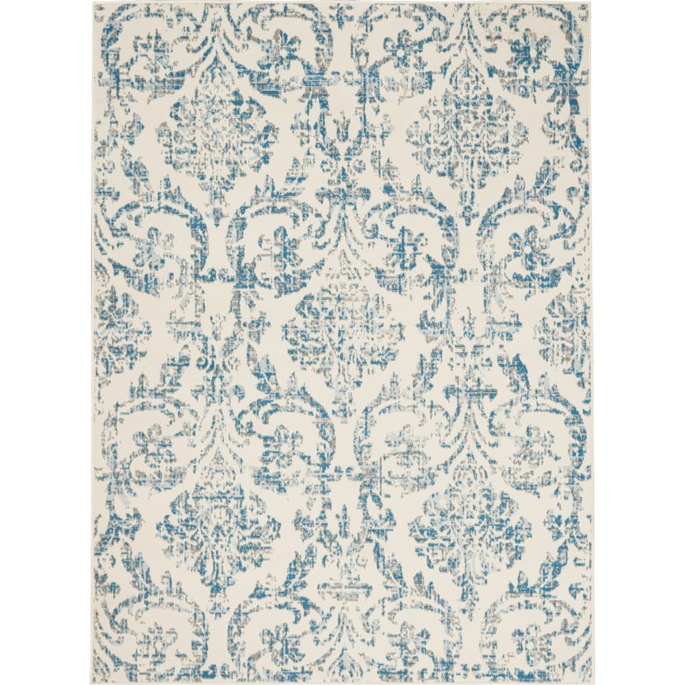 Nourison Jane Farmhouse Vintage Indoor only Damask Area Rug
