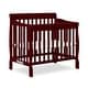 preview thumbnail 1 of 5, Dream On Me Aden Convertible 4-in-1 Mini Crib Cherry