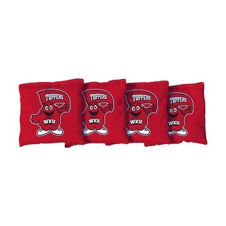 Western Kentucky University Hilltoppers Red Cornhole Bags