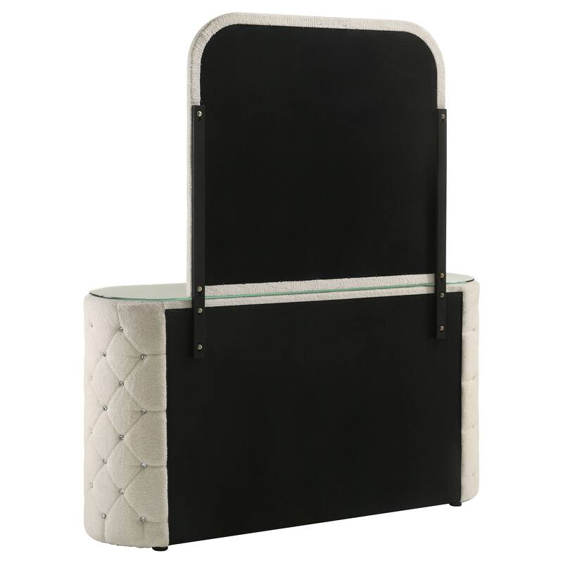 Sonya 6-drawer Upholstered Bedroom Dresser Ivory