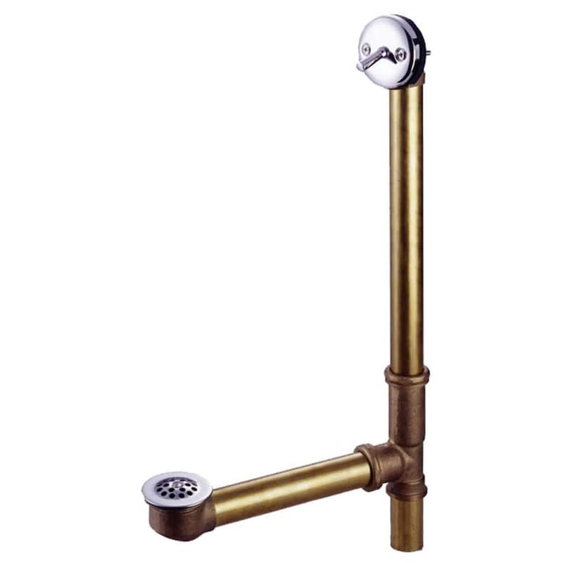 Made To Match 16" Trip Lever Waste and Overflow Drain - Polished Chrome