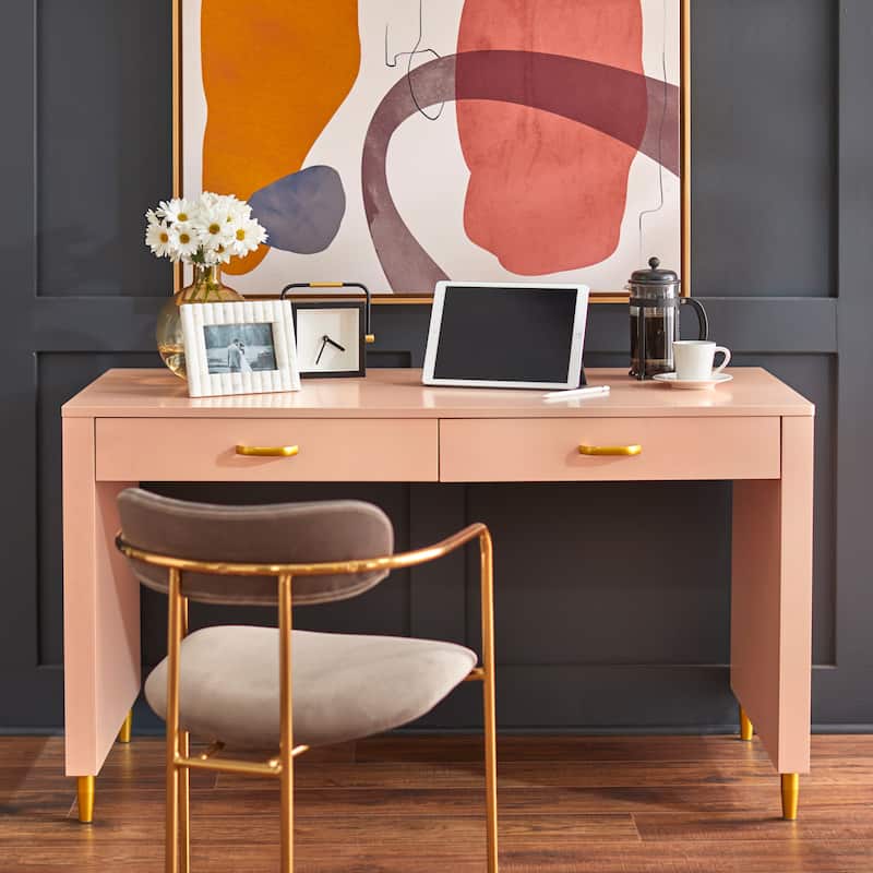 Carson Carrington Erfjord Desk - Blush Pink